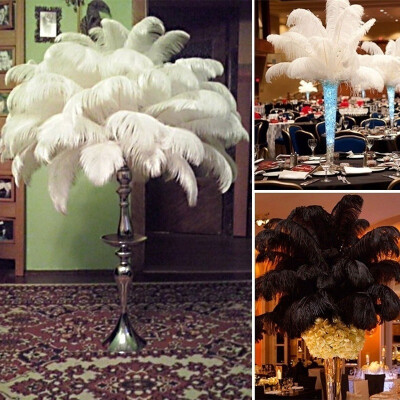 

10pcs Ostrich Feathers Plume Centerpiece Wedding Party Table Decoration 30-35cm