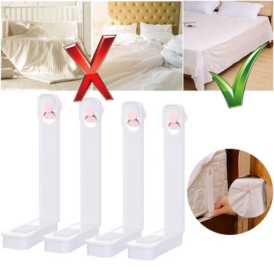 

Siaonvr 4PcsSet Bed Sheet Grippers Clip Bed Sheet Fixed Grippers Clip Anti-slip