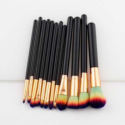 

〖Follure〗12pcs Pro Makeup Brushes Set Foundation Powder Eyeshadow Eyeliner Lip Brush Tool