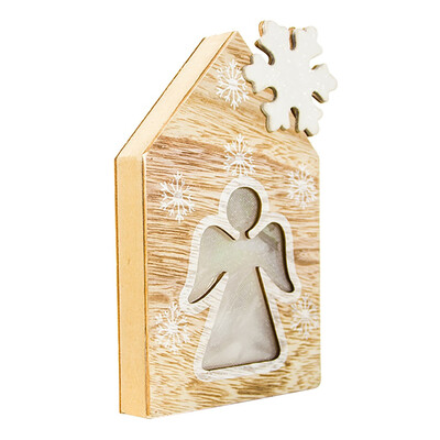 

Siaonvr Wooden Santa ClausSnowman Lamp Ornament Home Christmas Party Table Decor