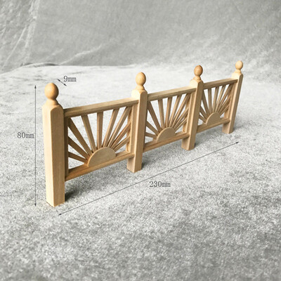 

YIWULAMiniature Fence Handrail 112 Mini Dollhouse Fence Cute House Mini Fence