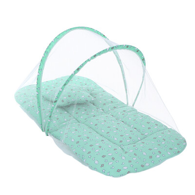 

Foldable Baby Infant Crib Cradle Protective Anti-Bug Tent Mosquito Net With Mattress Pillow for 0-18 Month Baby