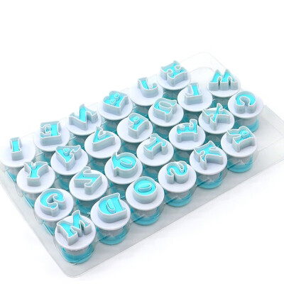 

26 Letter Cake Tool Case & Digital Fondant Stamp With High Quality DIY Mould Kitchen Tools