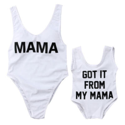 

Mother Daughter Women Girl Summer Bikini Swimsuit Family Matching Outfit Clothes