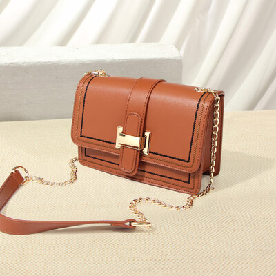 

Summer one-shoulder ladys fashion simplicity of Korean version ins 100-band chain diagonal bag