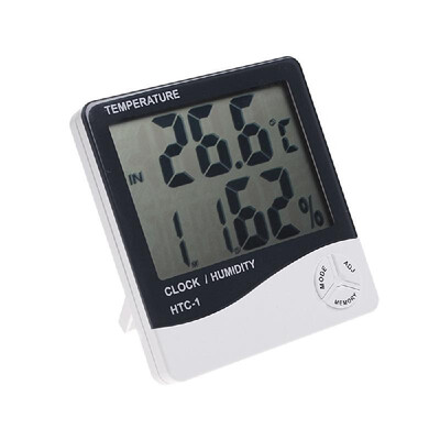 

HTC-1 TEMP&humidity clock white