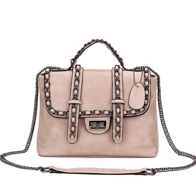 

REALER brand design handbag women high quality chain strap shoulder bags female satchels crossbody bag blackbeigegray