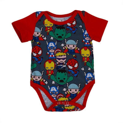 

Super Heroes Newborn Baby Boy Romper Bodysuit Jumpsuit Cartoon Clothes Outfits