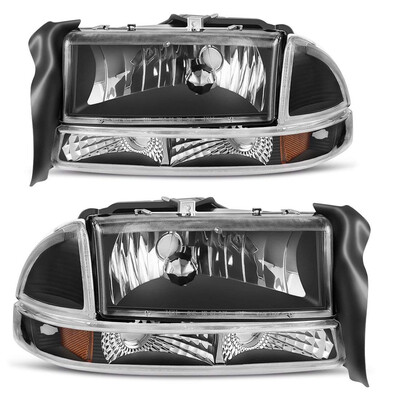 

For 1997-2004 Dodge Dakota 1998-2003 Dodge Durango Headlight Assembly Headlamp Replacement with Park Signal Lamp