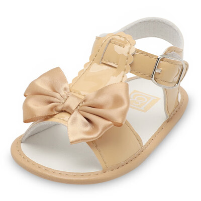 

0-18M First Walkers Newborn Summer Hot Sale Baby Girls Solid Color Princess Shoes Infant Kids Breathable Toddler Shoes