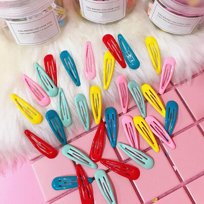 

Color ins girl heart hairpin candy color ice cream color bangs clip jewelry word clip
