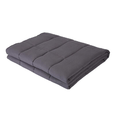 

Weighted Blanket Heavy Weighted Blanket 20lbs 60"X80" Premium Cotton with Glass Beads for Adults Dark Grey