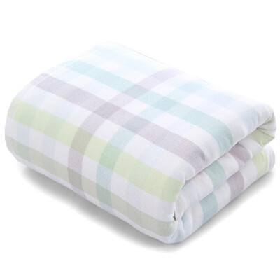 

Multifunctional Purified Cotton Home Colorful Checked Breathable Comfortable Soft Non-fading Bath Towel