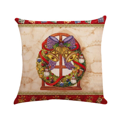 

Tailored Christmas Sofa Bed Home Decoration Festival Pillow Case Cushion Cover
