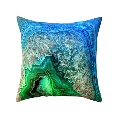 

Colorful Pillowcase 4545 Rosiest Geometric Marble Texture Pillow Case Super Soft Throw Sofa Bed Cushion Cover Protector Micro Fib