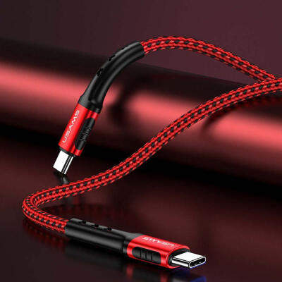 

Reversible Type-C Cable 5V3A Fast Charging Cord For Samsung Huawei-2m