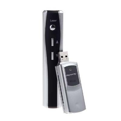 

Wireless Presenter with Red Laser Pointer Pen Remote Control PowerPoint PPT Max Output 5mw