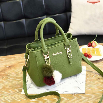 

Tailored Women Hairball Ornaments Tote Solid Sequins Handbag Purse Messenger Shoulder Bag
