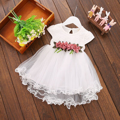 

Princess Kids Baby Girl Dress Bridesmaid Party Pageant Wedding Dress Clothes