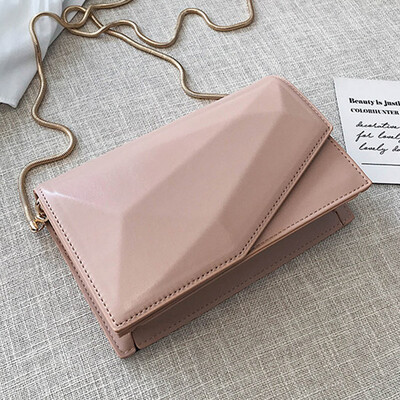 

Summer new texture womens bag 2019 new Korean version of fashion single shoulder slant chain small square bag
