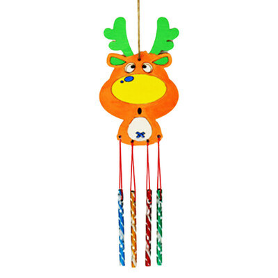 

〖Follure〗Creative wind bell for Christmas white wood wind bell