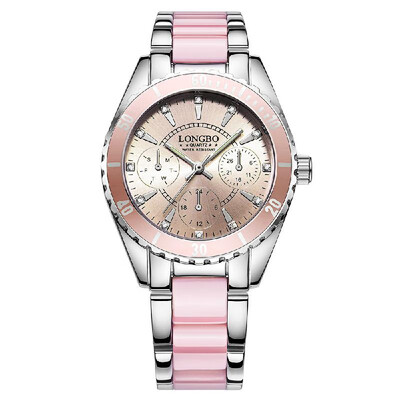 

LONGBO 80303L-P10 Women Watches Feminine Waterproof Sport Quartz Watch Women Girl Clock for Female
