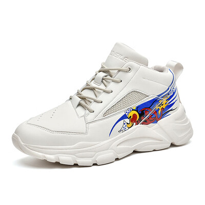 

Mens shoes wear comfortable&velvet warm sneakers wild casual white shoes Zhongbang running shoes tide