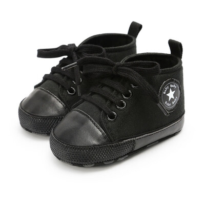 

Toddler Kids Boys Girls Canvas Sneakers High Top Lace Up Casual Walking Shoes Tennis Shoes Kids Non-Skid Soles Lace Up Sneaker