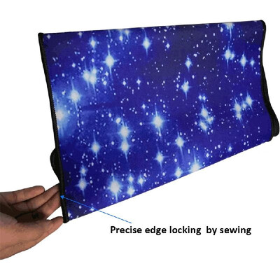 

Mouse Pad Starry Sky Picture Locking Edge Large Anti-Slip Gaming Mouse Mat for PC Computer Laptop MackBook