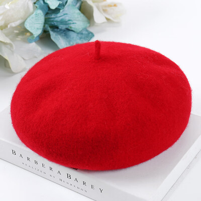 

Autumn&winter new womens wool winter hat all kinds of Wool Beret student art painter hat pumpkin hat wholesale