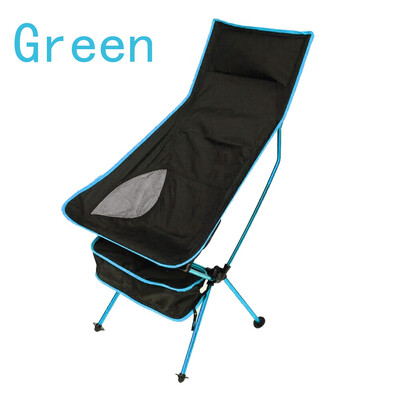 

〖Follure〗Outdoor Portable Camping Aluminum Stool Outdoor Back Folding Chair Fishing