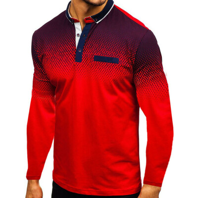 

New Mens Slim Fit Shirts Long Sleeve Casual Golf T-Shirt Jersey Top Tee