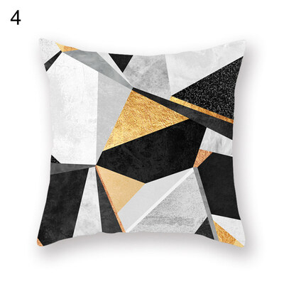 

Line Triangle Geometric Pattern Pillow Cover Cushion Case Home Car Sofa Decor