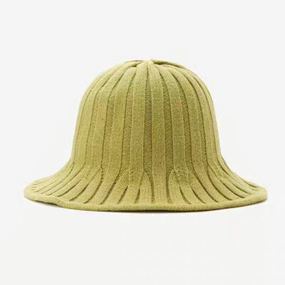 

Hat womens autumn winter retro-knit warm-and-warm-keeping Korean-style fashion all-in-one cap cap-and-cap