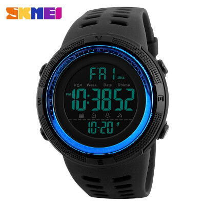 

Men Fashion Luminous Digital Watch Multi-function Watch Alarm Clock Waterproof Digital Watch