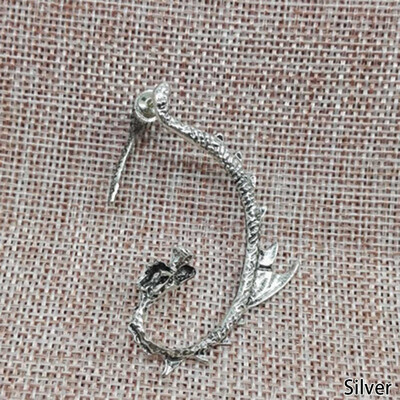 

2 pcs Women Gothic Punk Game of Thrones Stud Ear Cuff Dragon Earring mini