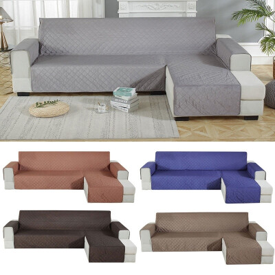 

shaped Waterproof Sofa Cover Non-slip Soft Chaise Longue Sofa Slipcover Furniture Washable Protector for Pets Dogs