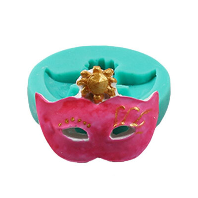 

Party Mask Shape Silicone Cake Topper Decor Mold Fondant Decorating Chocolate DIY Biscuit Sugarcraft Polymer Clay