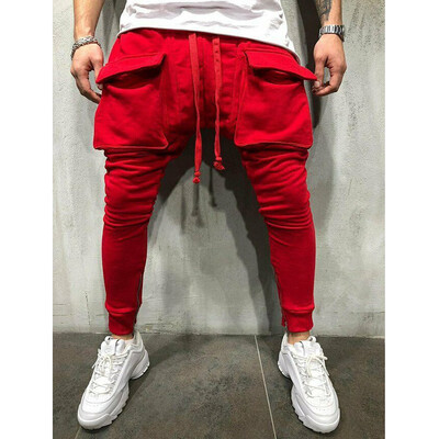 

Men Long Casual Sport Pants Gym Slim Fit Trousers Running Joggers Gym Sweatpants