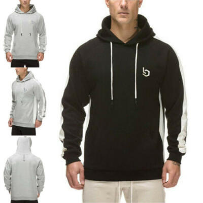 

Mens Warm Hoodie Hooded Sweatshirt Coat Jacket Outwear Jumper Winter Sweater US