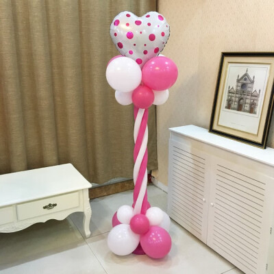 

FUNNYBUNNY Balloon Column Base Stand Display Botton Birthday Wedding Party Decoration