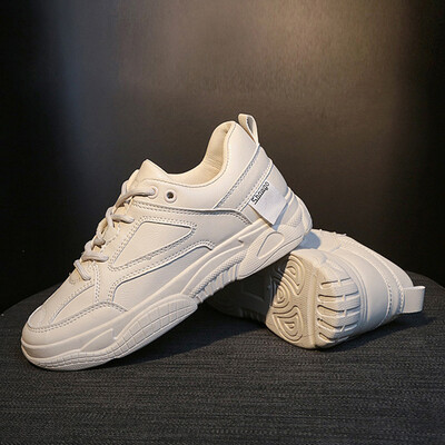 

Female studentsKorean version leisure sports shoes Daddy shoes thick-soled running shoes