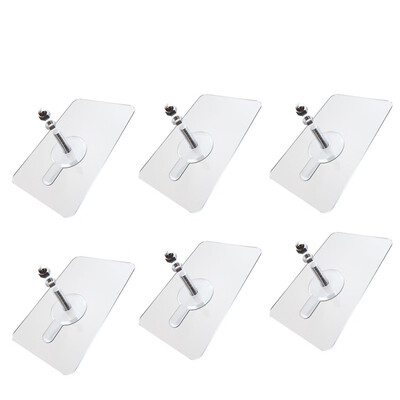 

Toponeto Nail Free Wall Hook Screw Adhesive Non-Trace No Drilling for Bathroom Kitchen