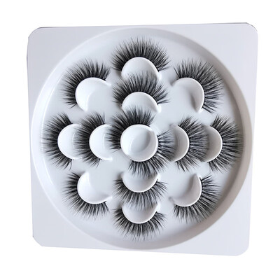 

Gobestart Luxury 7Paire 3D False Lashes Fluffy Strip Eyelashes Long Natural Party Makeup