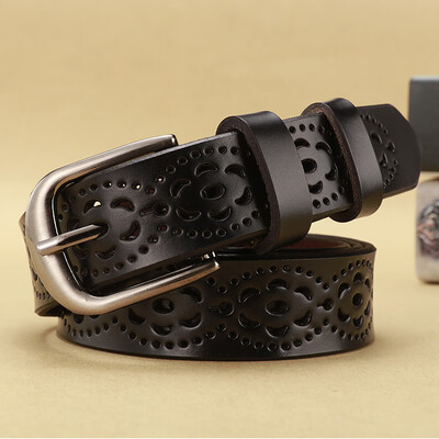 

women leather belt High Quality Casual Genuine Real Leather Buckle Brand New Arrival Luxury Brand womens Designer harajuku belt