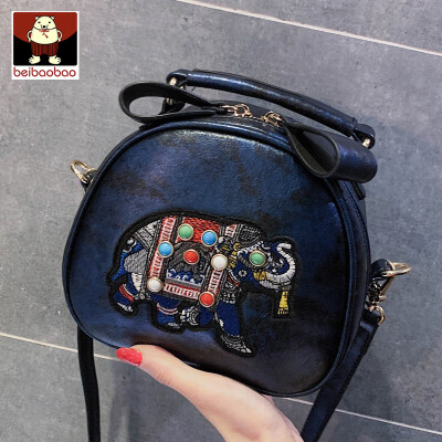 

Ins new small bag 2019 new personality elephant small round bag Korean version of Joker shoulder Messenger bag