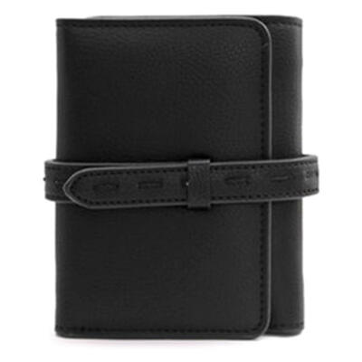 

Short Wallet Korean Style 3 Fold Fashion PU Leather Womens Wallet Small Card Holder Bag Coin Purse For Girls
