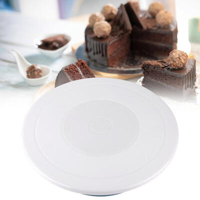 

Greensen 1Pc Round Cake Turntable Rotating Platform Stand DIY Kitchen Baking Cream Decorating Tool