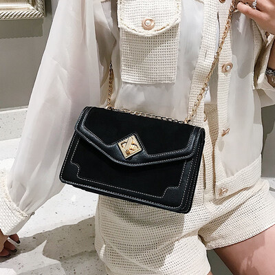 

Net red pouch fashion retro shoulder bag handbag 2019 new tide ocean Messenger bag wild ins chain bag