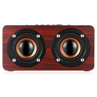 

W5 Bluetooth Speaker Portable Wireless Player Wooden Design